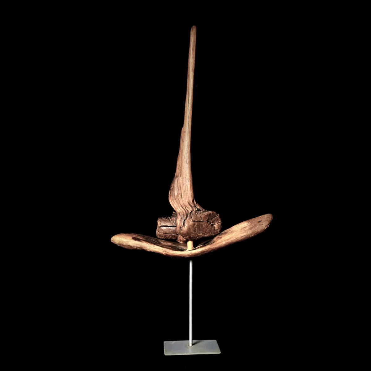 Ghost Sailor from the Age of Wind — olive wood sculpture, photo 2