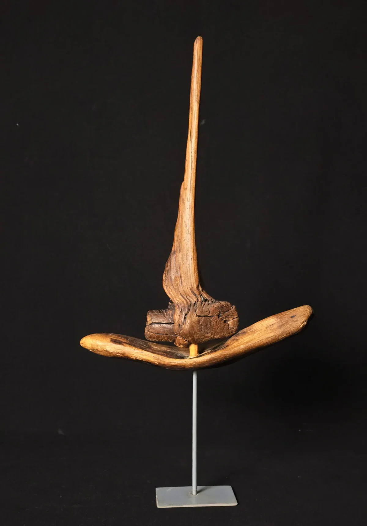 Ghost Sailor from the Age of Wind — olive wood sculpture, photo 2
