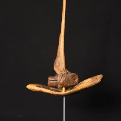 Ghost Sailor from the Age of Wind — olive wood sculpture, photo 2