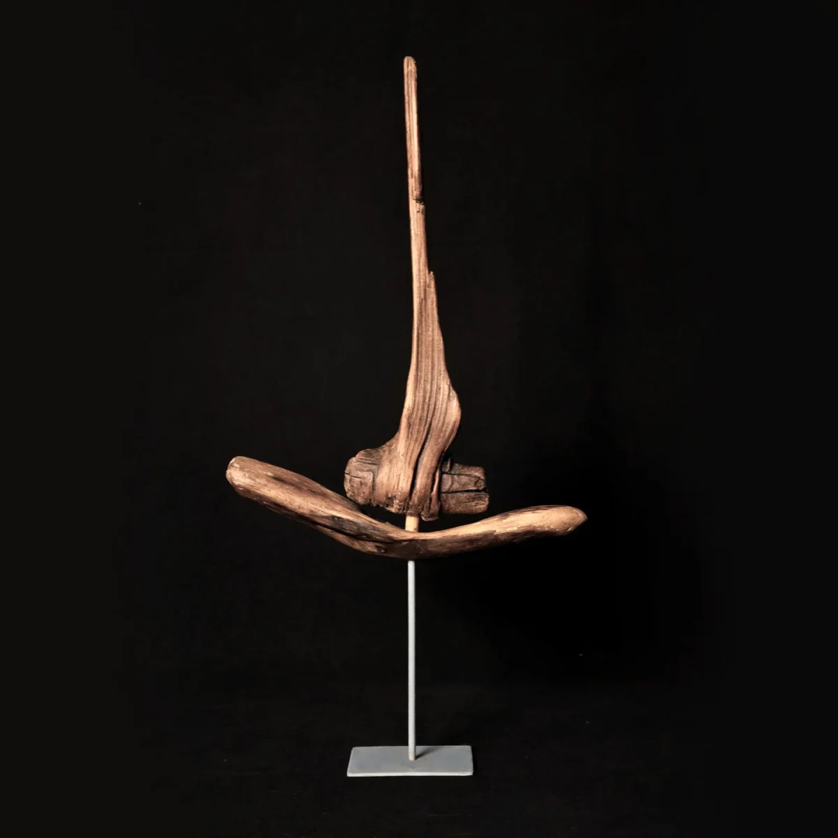 Ghost Sailor from the Age of Wind — olive wood sculpture, photo 5