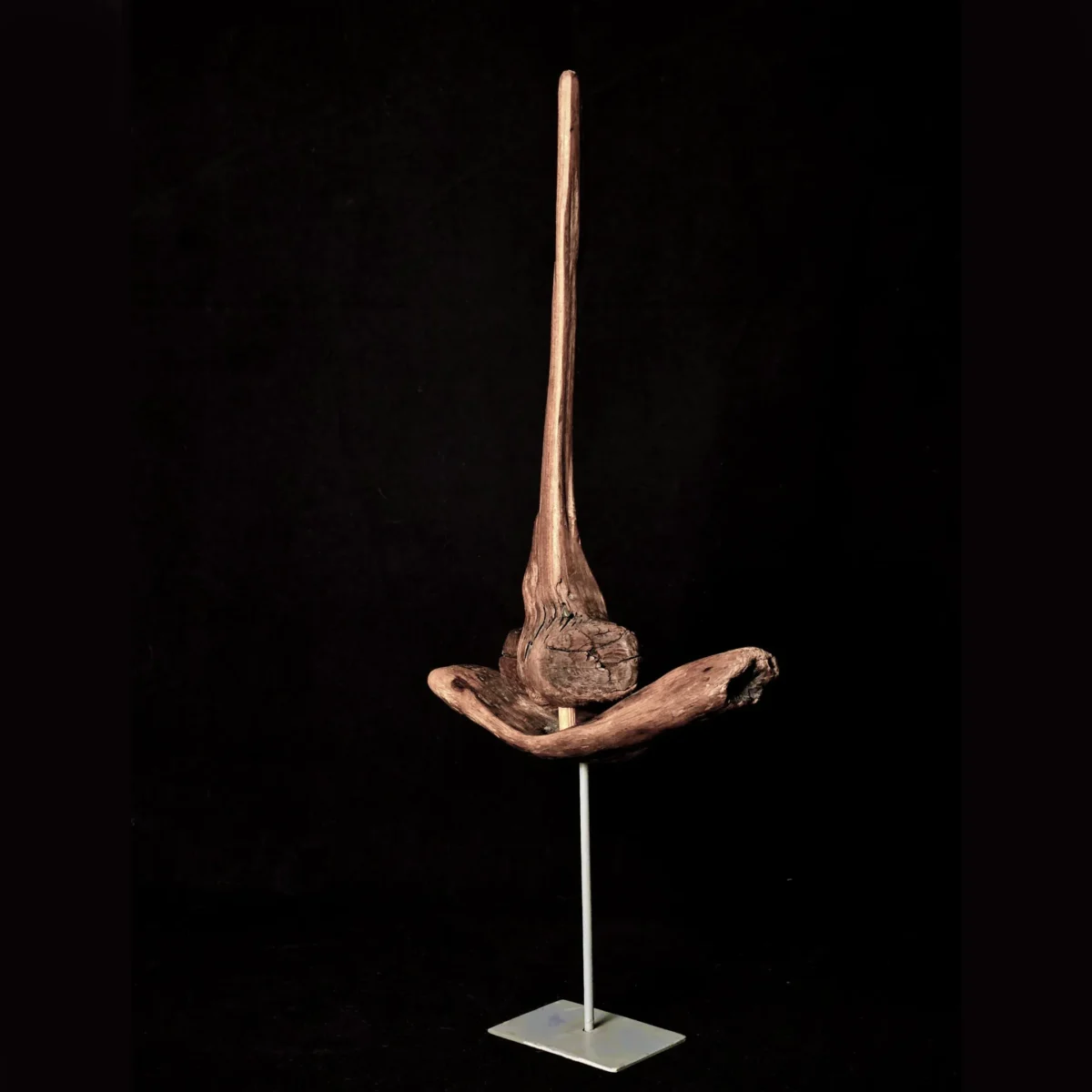 Ghost Sailor from the Age of Wind — olive wood sculpture, photo 4