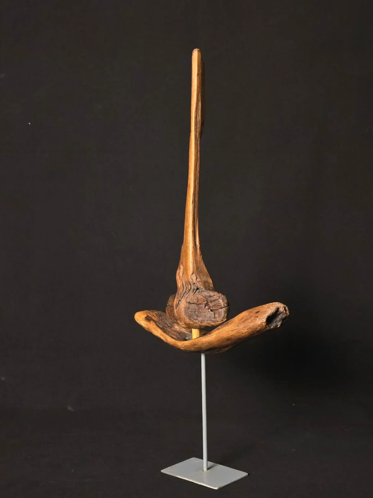 Ghost Sailor from the Age of Wind — olive wood sculpture, photo 4