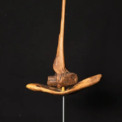 Ghost Sailor from the Age of Wind — olive wood sculpture, photo 3