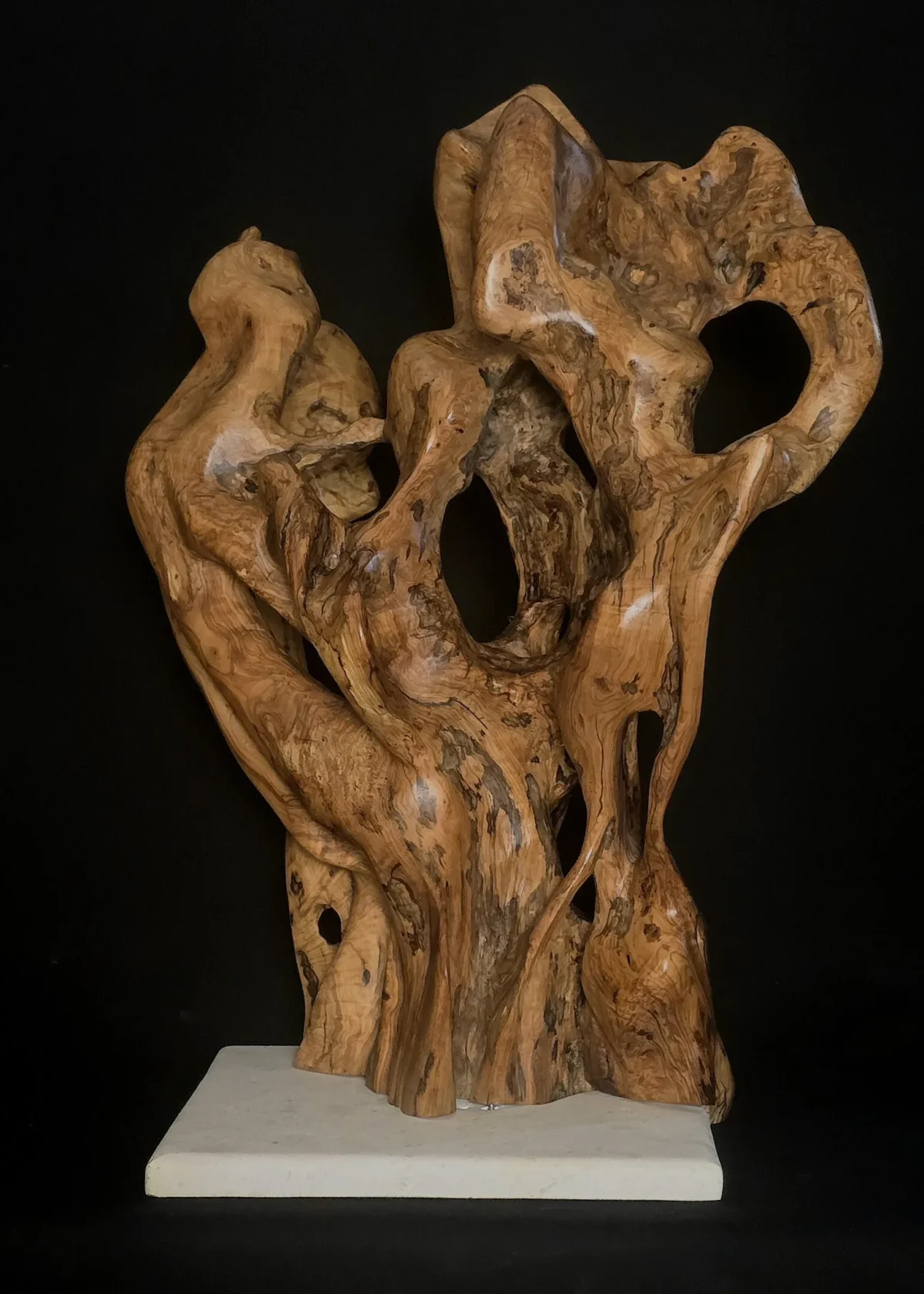 Chronicles of Beginning — olive wood sculpture
