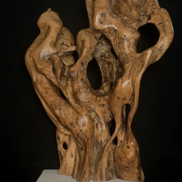 Chronicles of Beginning — olive wood sculpture
