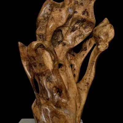 Chronicles of Beginning — olive wood sculpture, photo 5