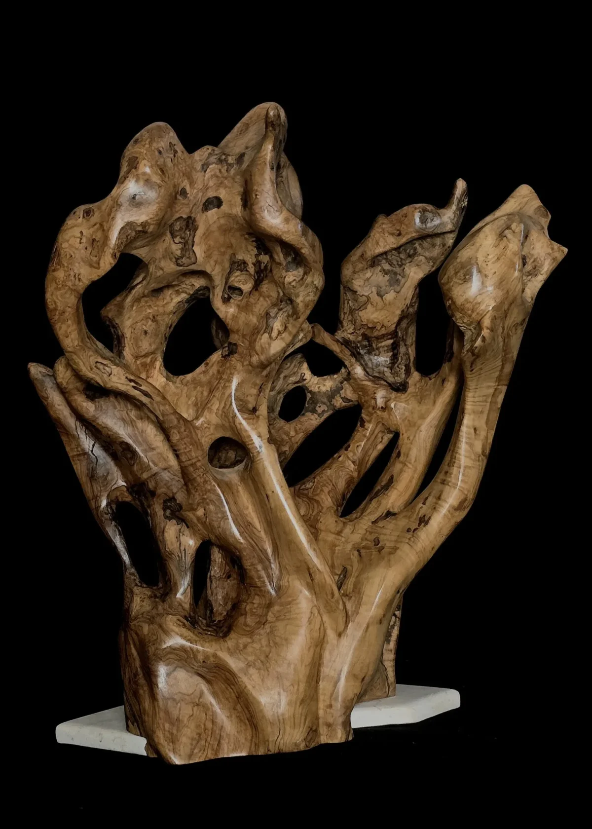 Chronicles of Beginning — olive wood sculpture, photo 3