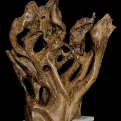 Chronicles of Beginning — olive wood sculpture, photo 3