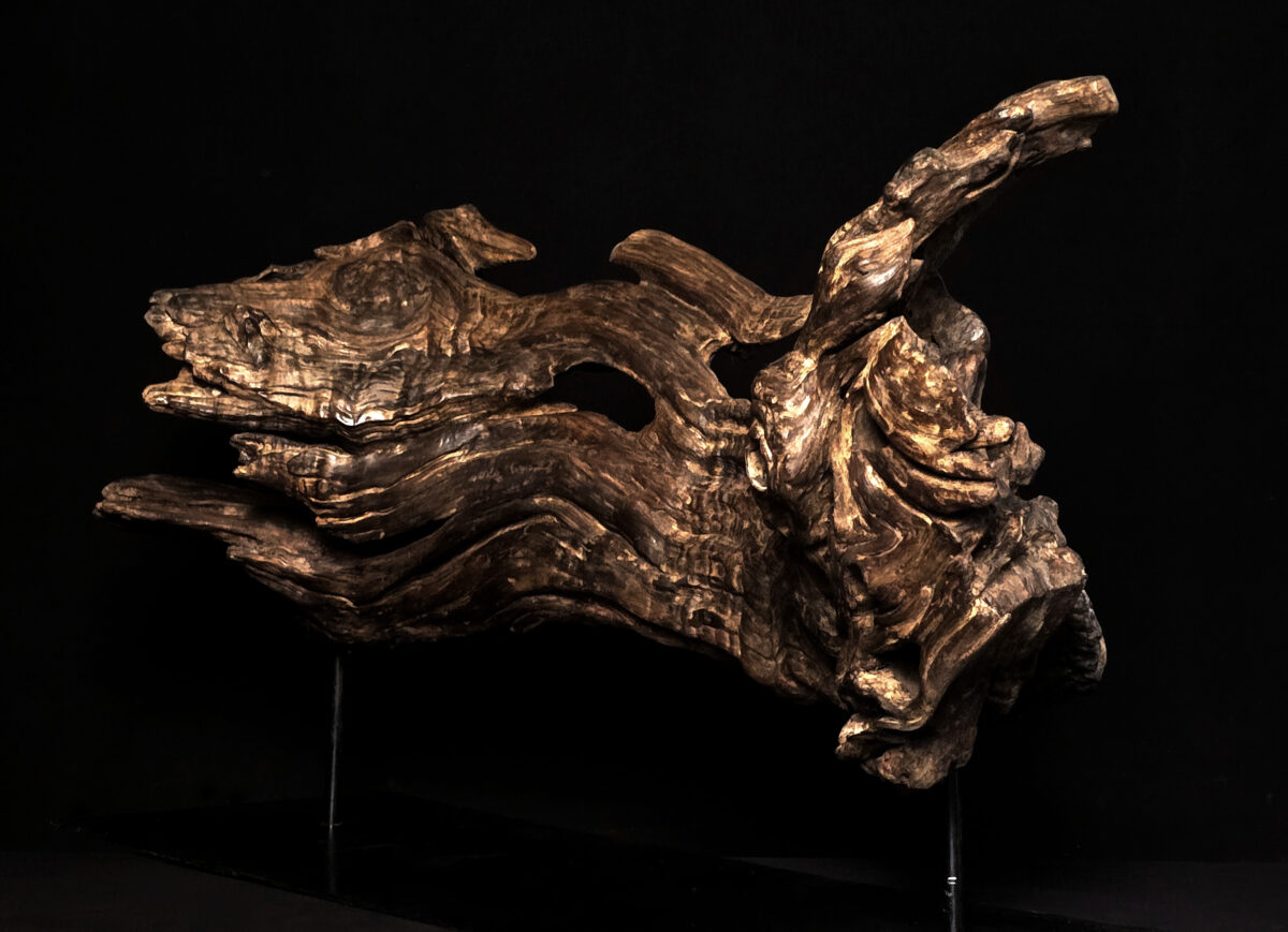 Songe figé du temps – sculpture en bois d’olivier, photo 2