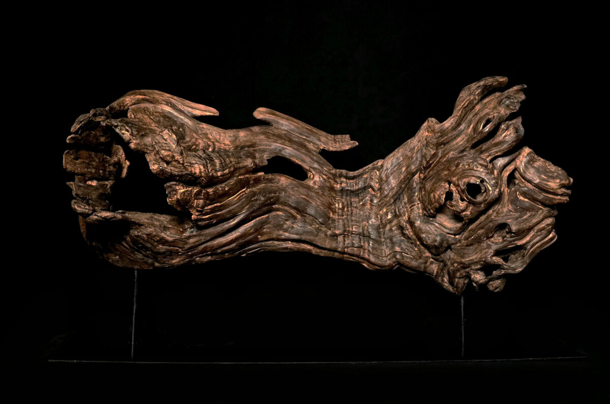 Songe figé du temps – sculpture en bois d’olivier, photo 4