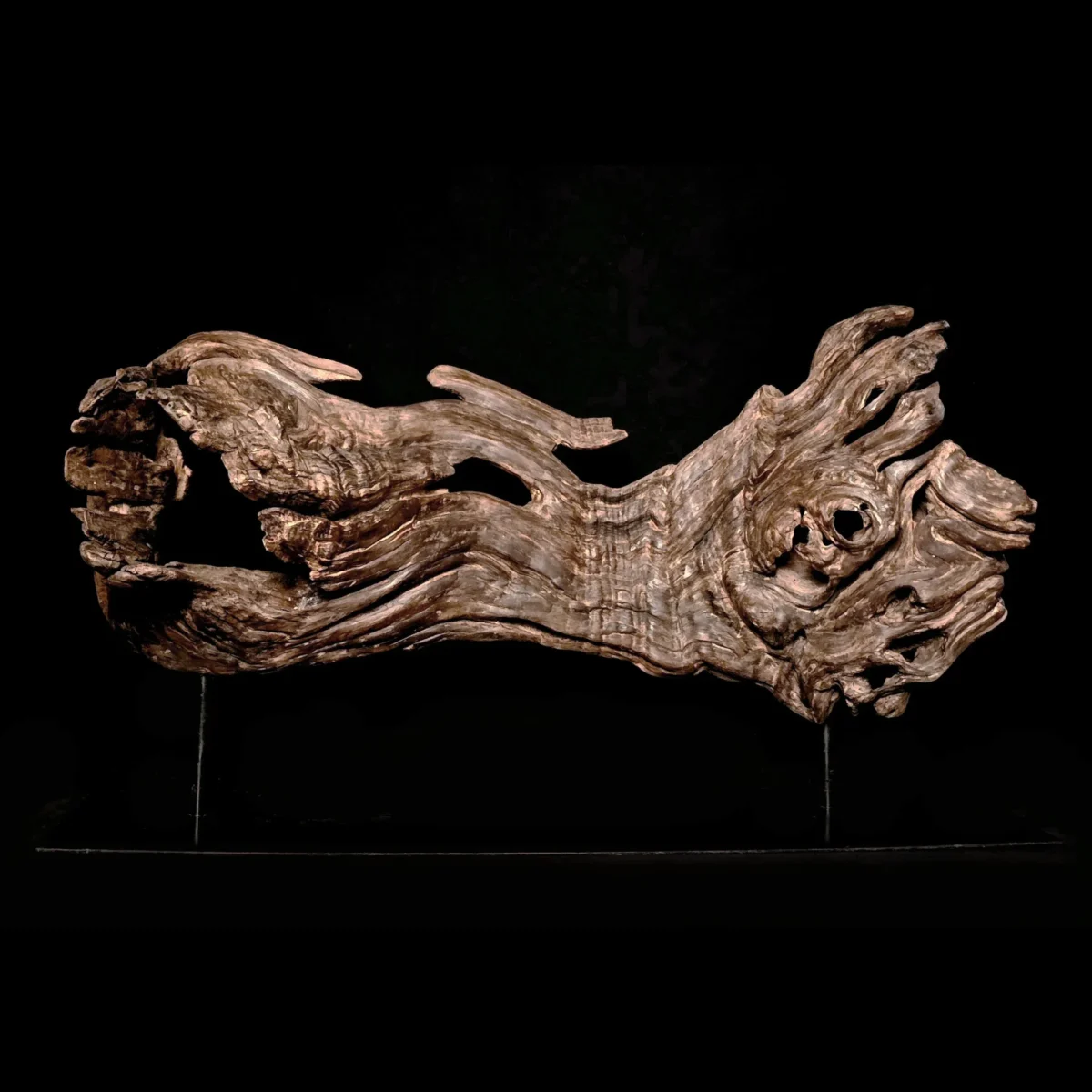Songe figé du temps – sculpture en bois d’olivier, photo 4