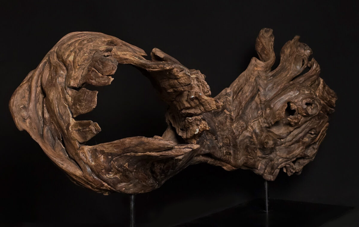 Songe figé du temps – sculpture en bois d’olivier, photo 5