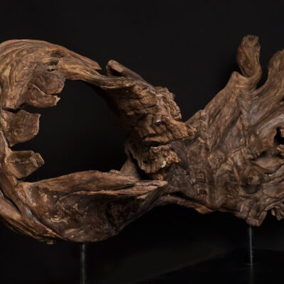 Songe figé du temps – sculpture en bois d’olivier, photo 5