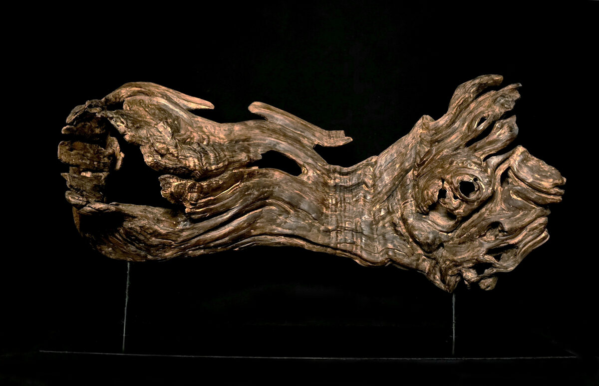 Songe figé du temps – sculpture en bois d’olivier, photo 6