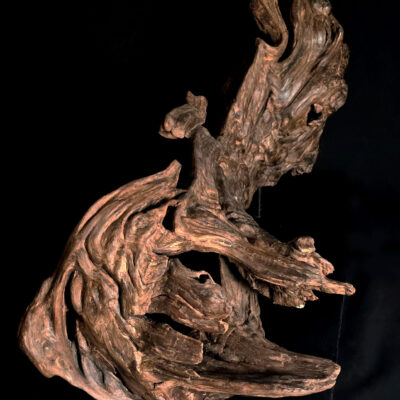 Songe figé du temps – sculpture en bois d’olivier, photo 10