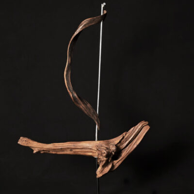 Vent dansant – sculpture en bois d’olivier