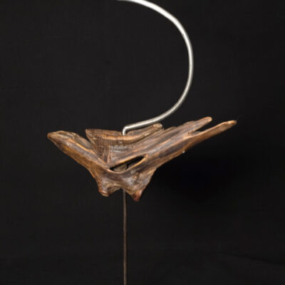 Vol libre – sculpture en bois d’olivier, photo 2