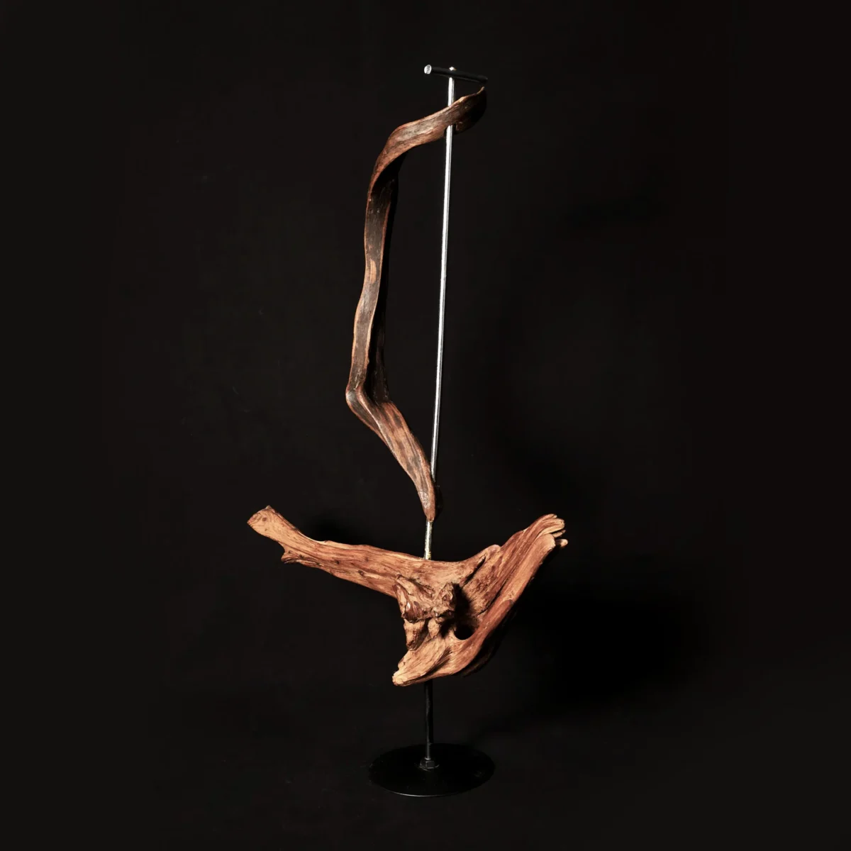 Dancing Wind — olive wood sculpture, photo 2
