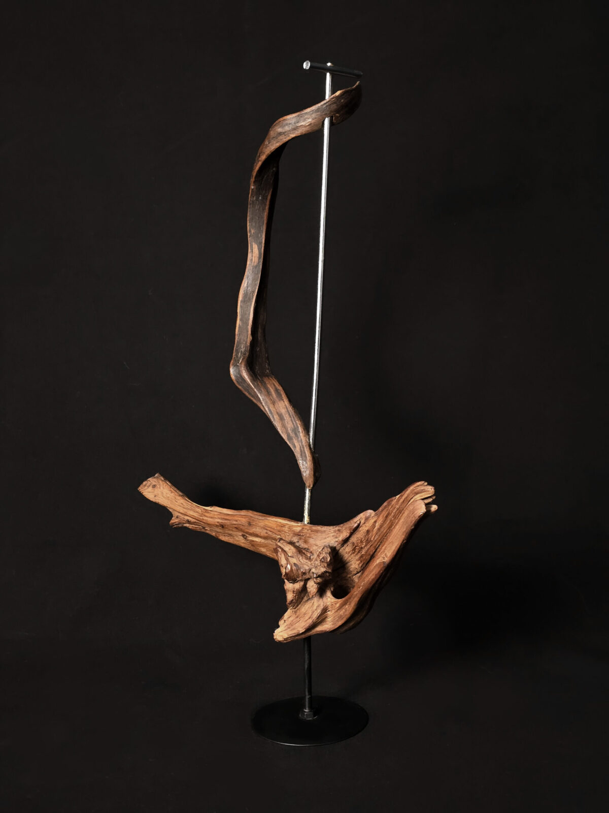 Vent dansant – sculpture en bois d’olivier, photo 2