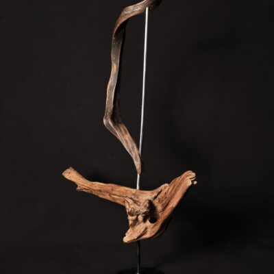 Vent dansant – sculpture en bois d’olivier, photo 2