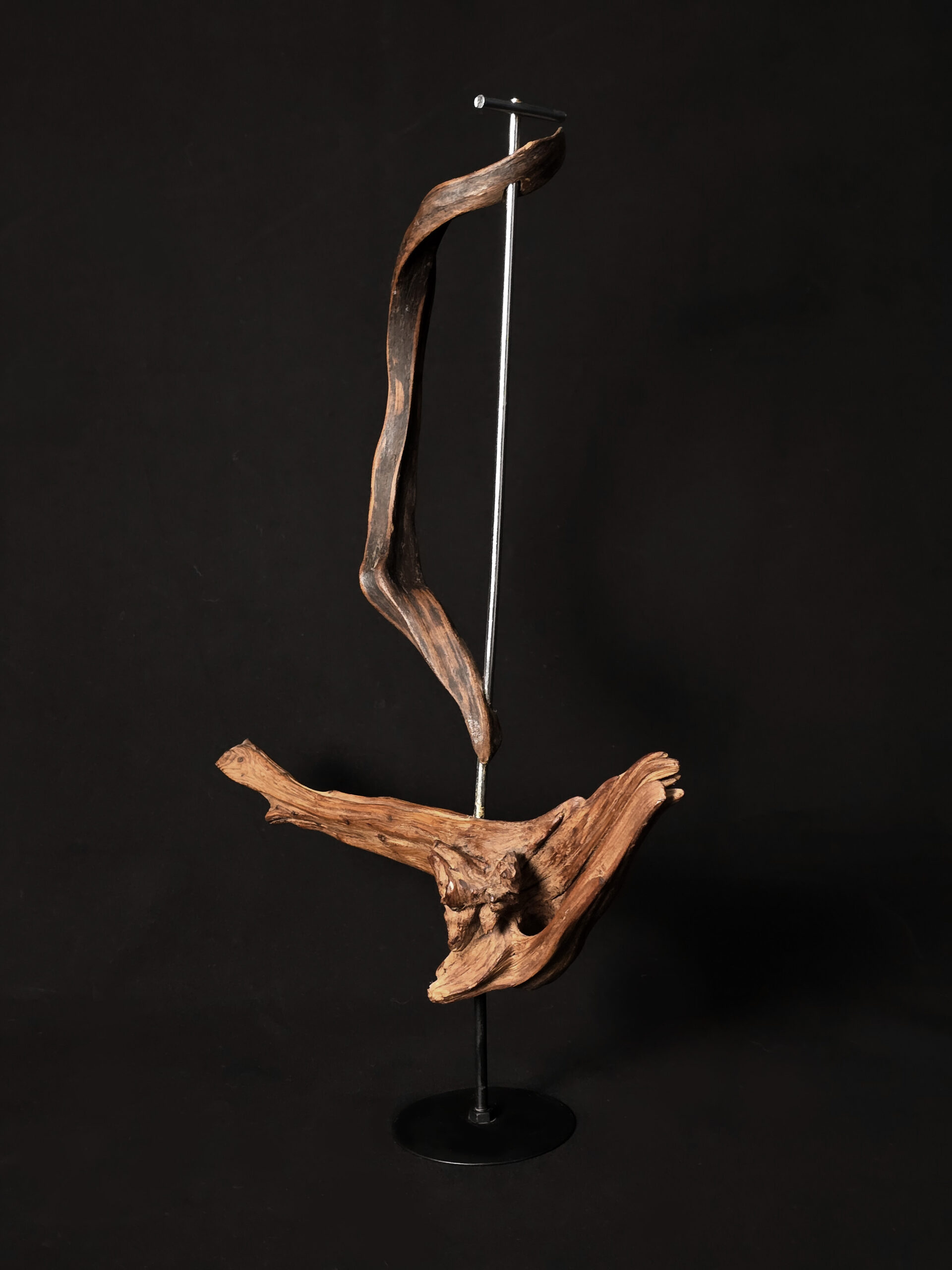 Vent dansant – sculpture en bois d’olivier, photo 2