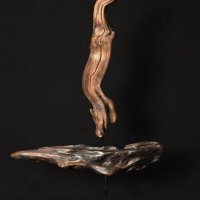 Courant ascendant – sculpture en bois d’olivier, photo 3