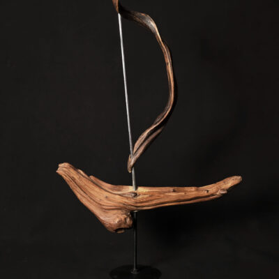 Vent dansant – sculpture en bois d’olivier, photo 3