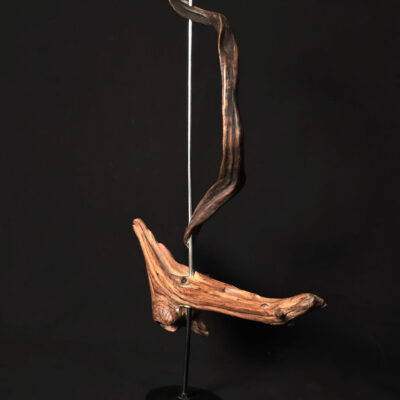 Vent dansant – sculpture en bois d’olivier, photo 4