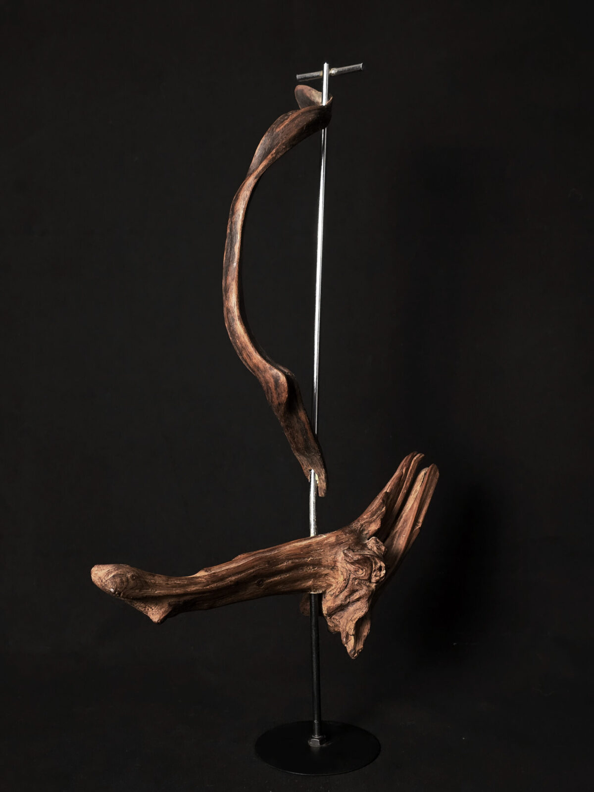 Vent dansant – sculpture en bois d’olivier, photo 5