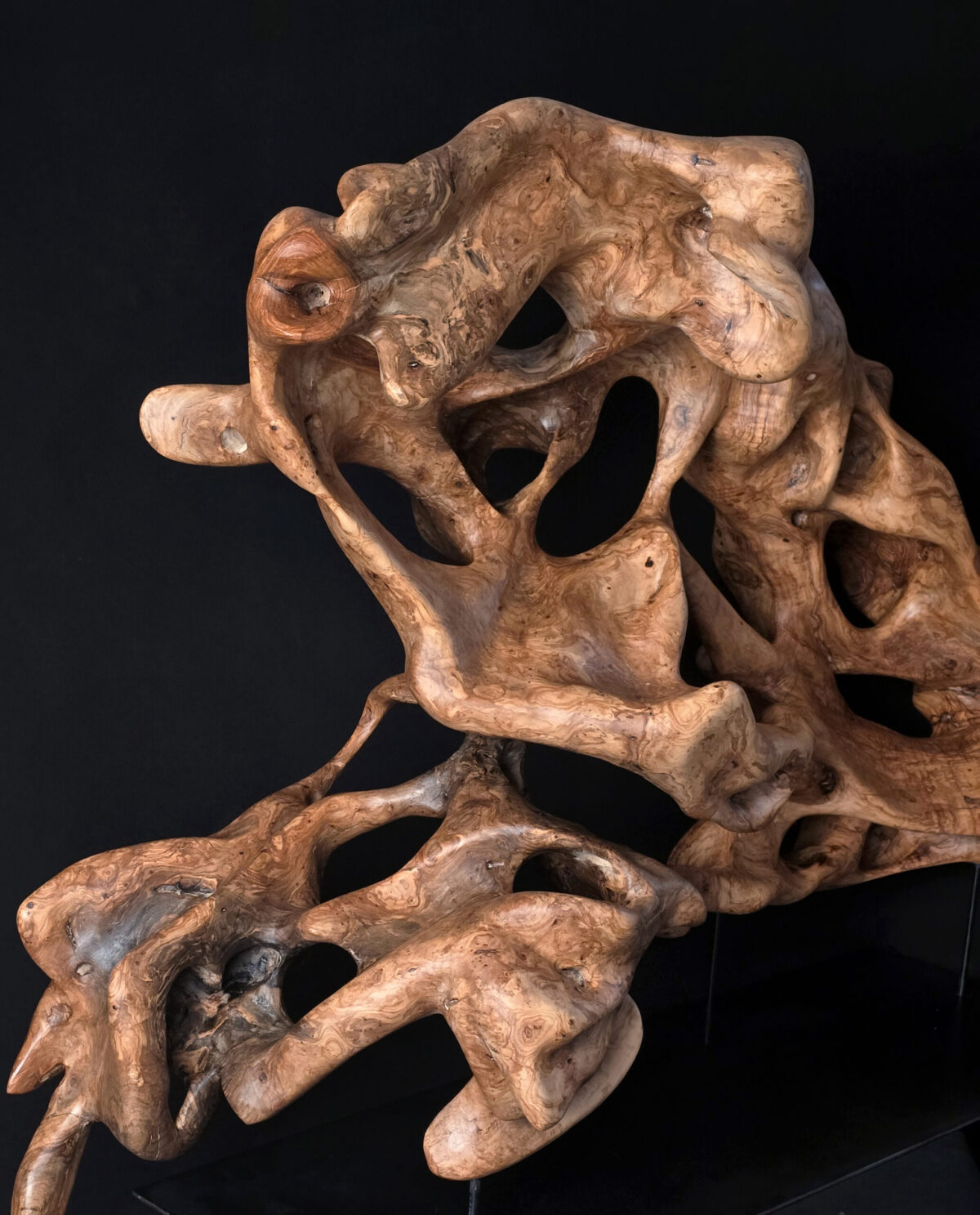 Genèse – sculpture en bois d’olivier, photo 5