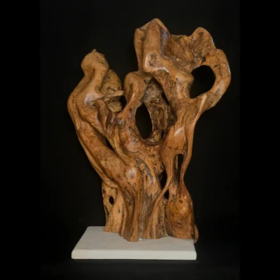 Chroniques du Commencement – sculpture en bois d’olivier