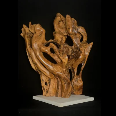 Chroniques du Commencement – sculpture en bois d’olivier, photo 4