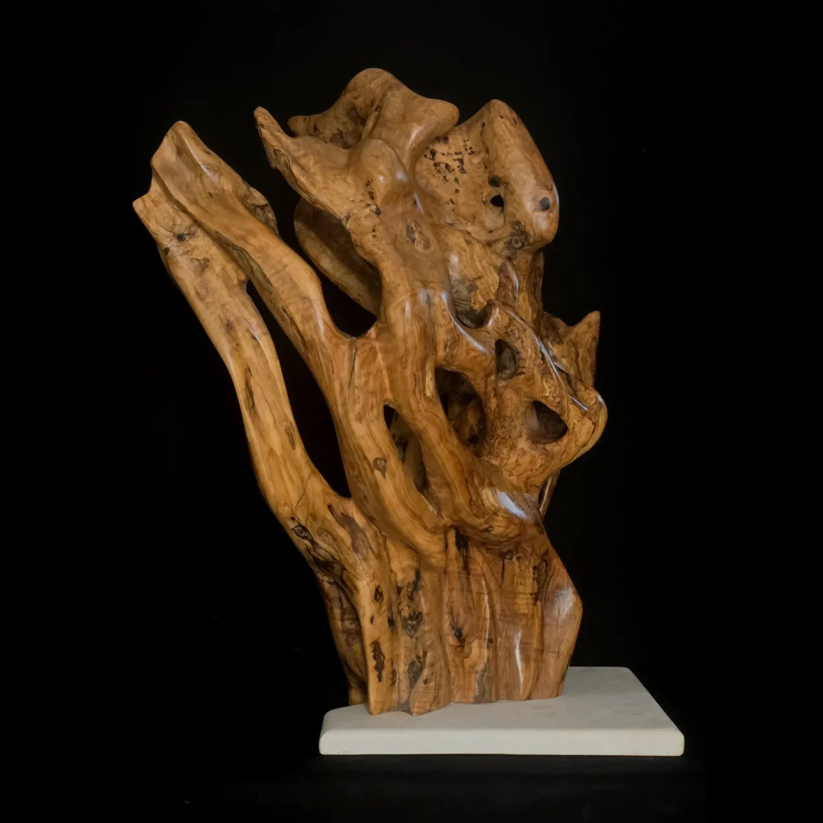 Chroniques du Commencement – sculpture en bois d’olivier, photo 6