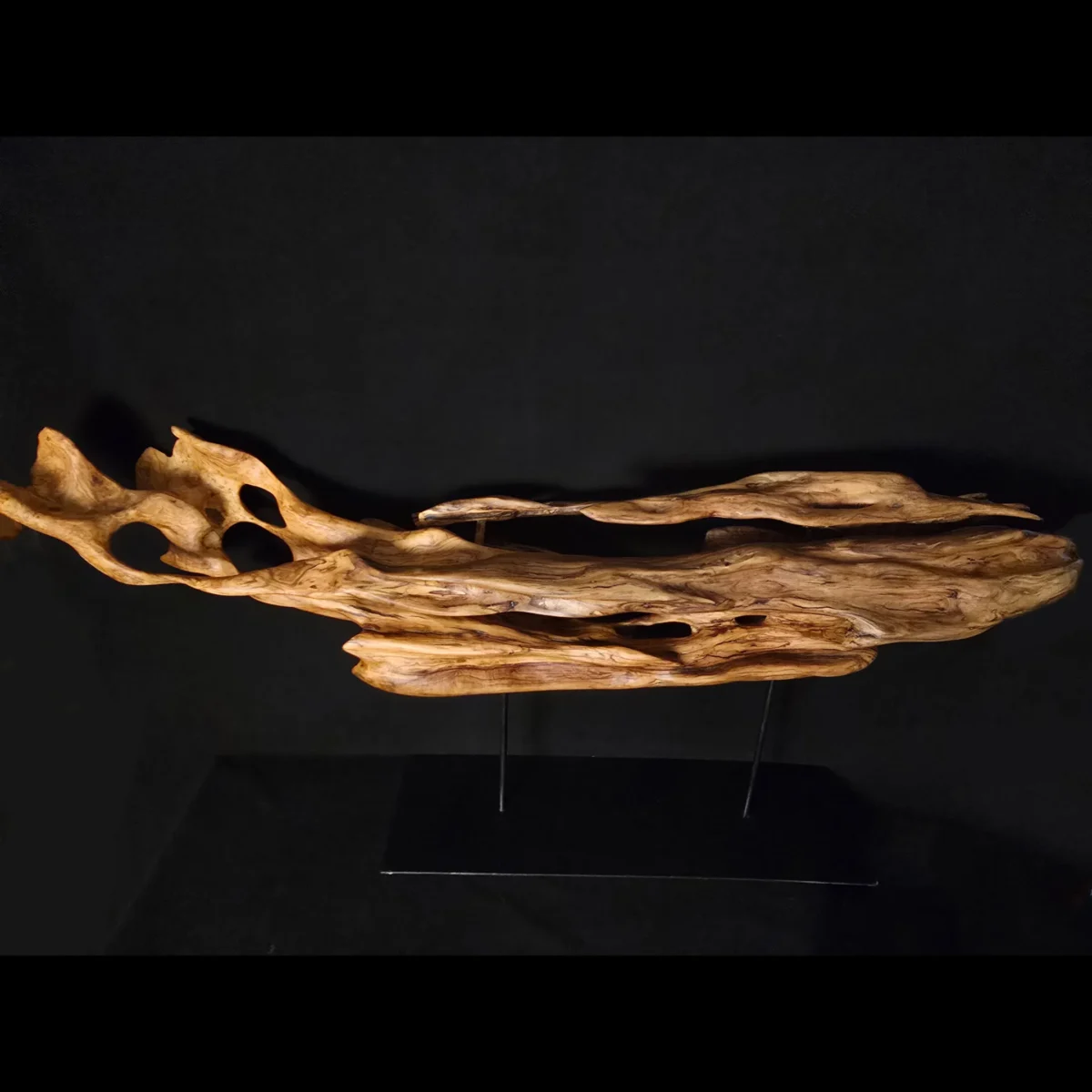 Ryūgin no Kage – L’Ombre du Dragon-Poisson — photo 6 Ryūgin no Kage – L’Ombre du Dragon-Poisson – sculpture en bois d’olivier, photo 6