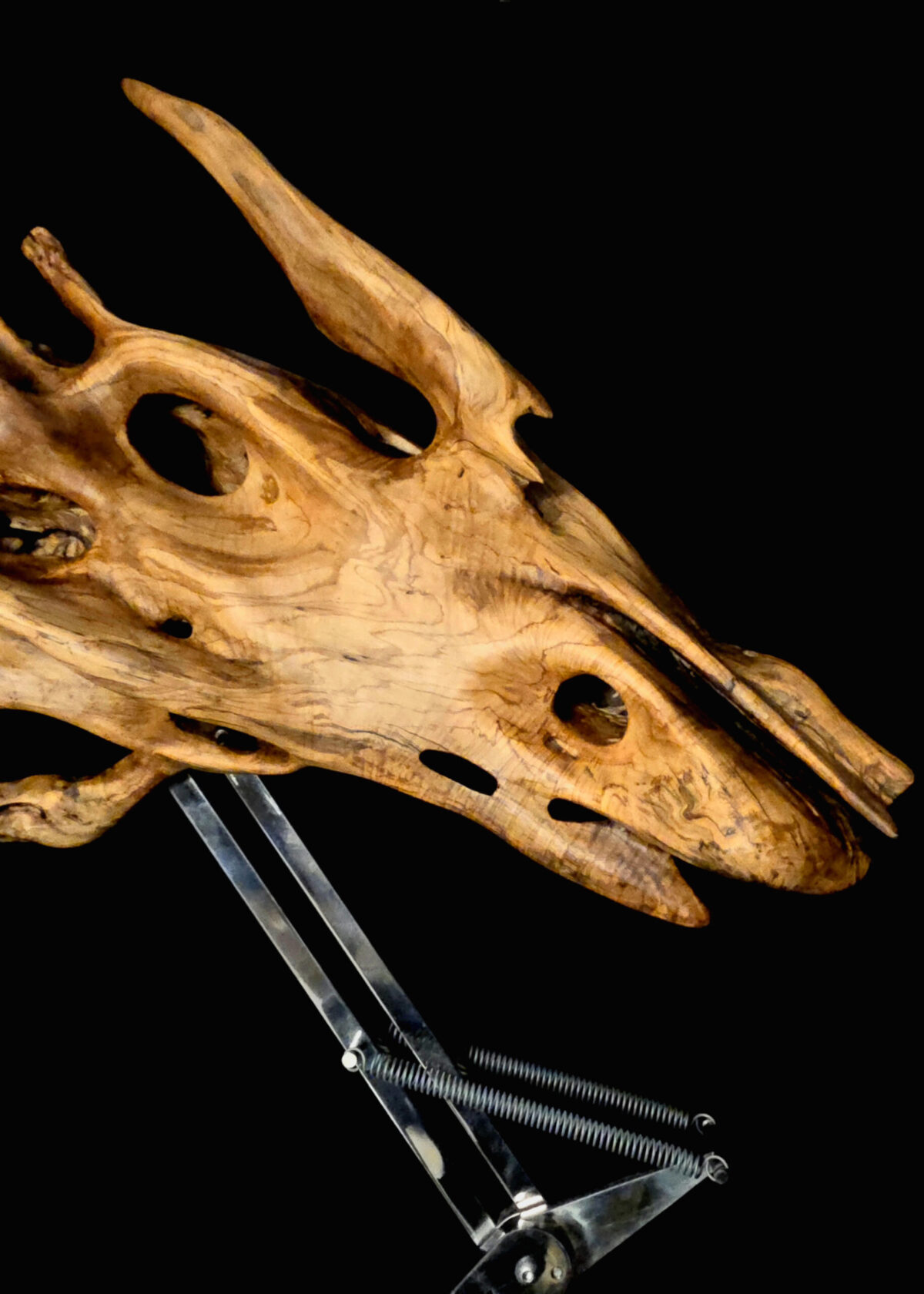 L’Éveil – sculpture en bois d’olivier, photo 2