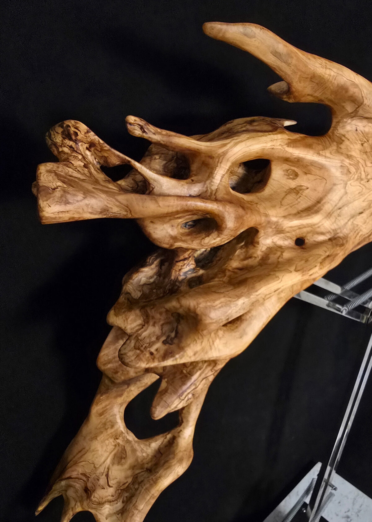L’Éveil – sculpture en bois d’olivier, photo 3