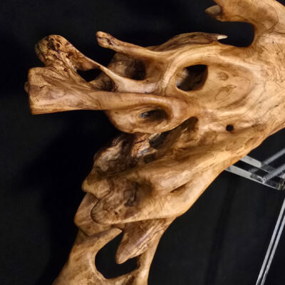 L’Éveil – sculpture en bois d’olivier, photo 3