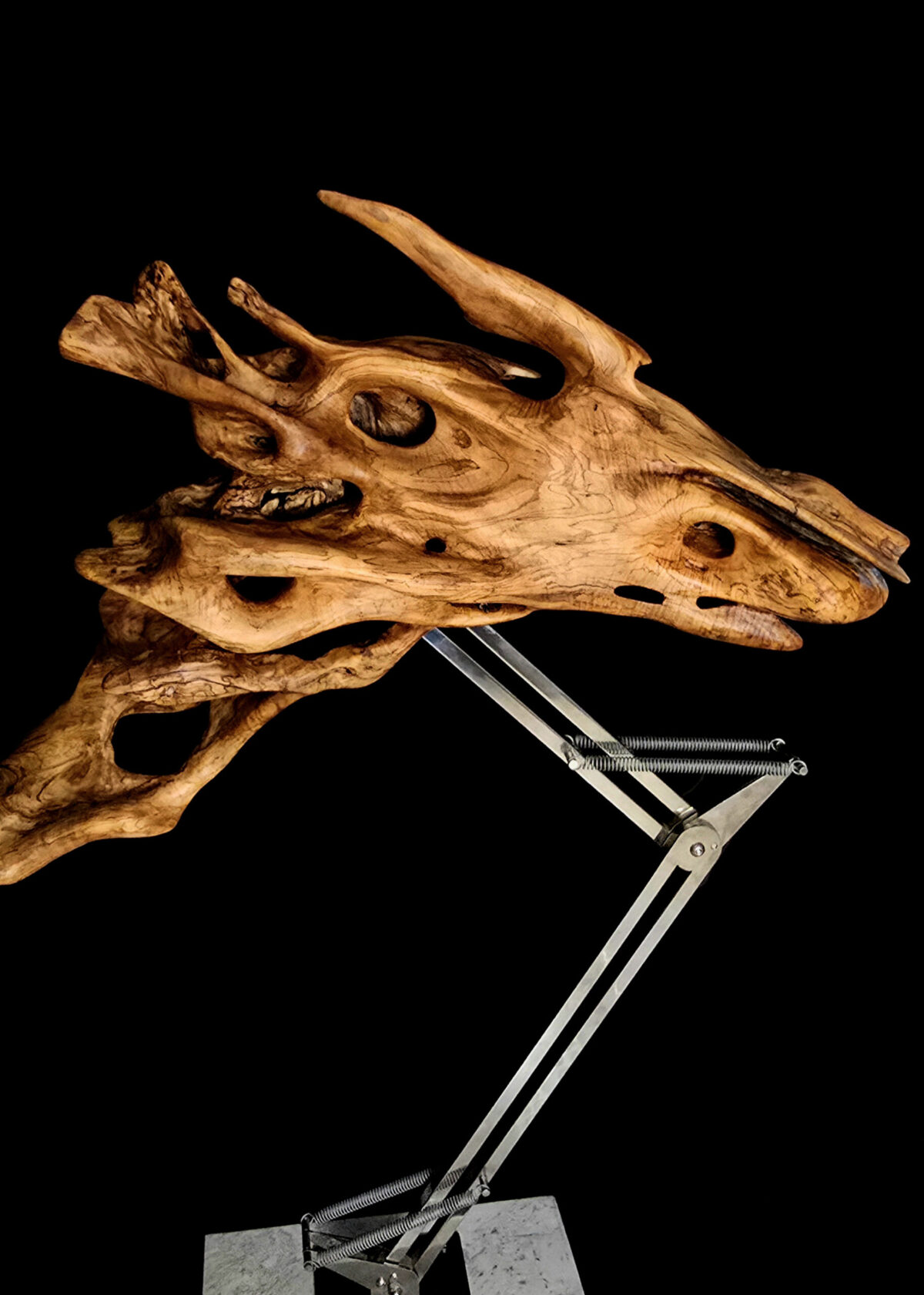L’Éveil – sculpture en bois d’olivier, photo 5