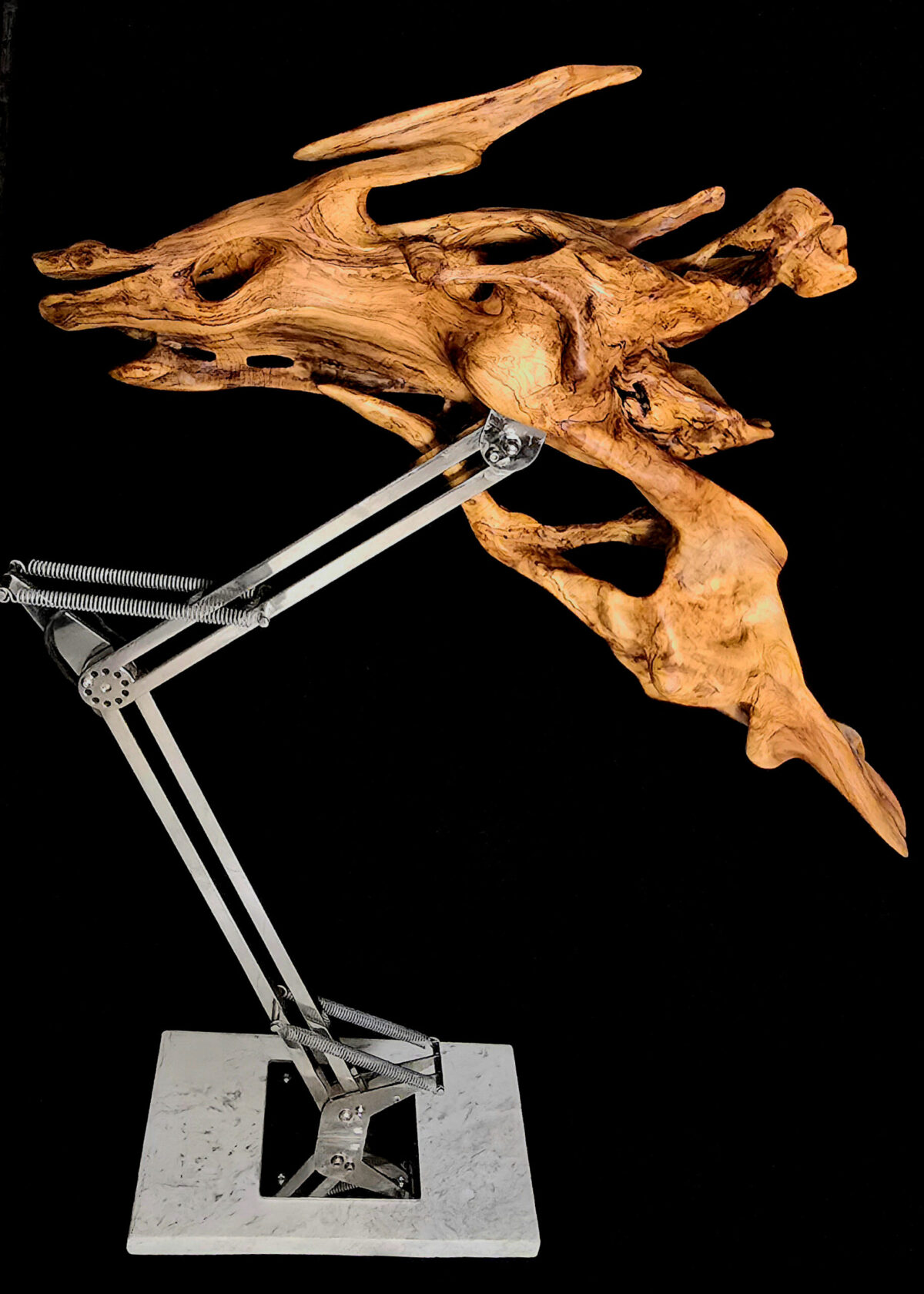 L’Éveil – sculpture en bois d’olivier, photo 7