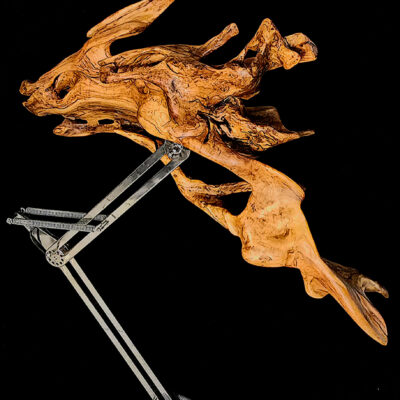 L’Éveil – sculpture en bois d’olivier, photo 9
