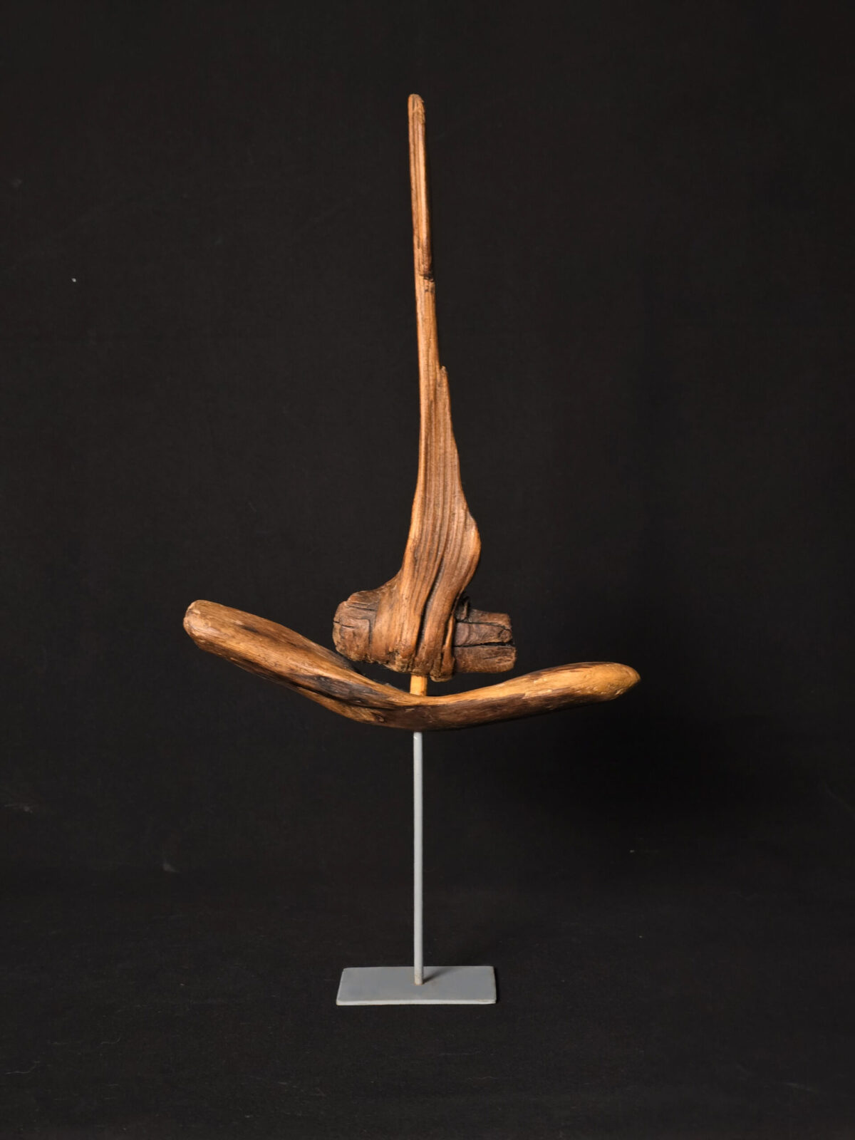 Voilier fantôme de l’ère du vent – sculpture en bois d’olivier, photo 3
