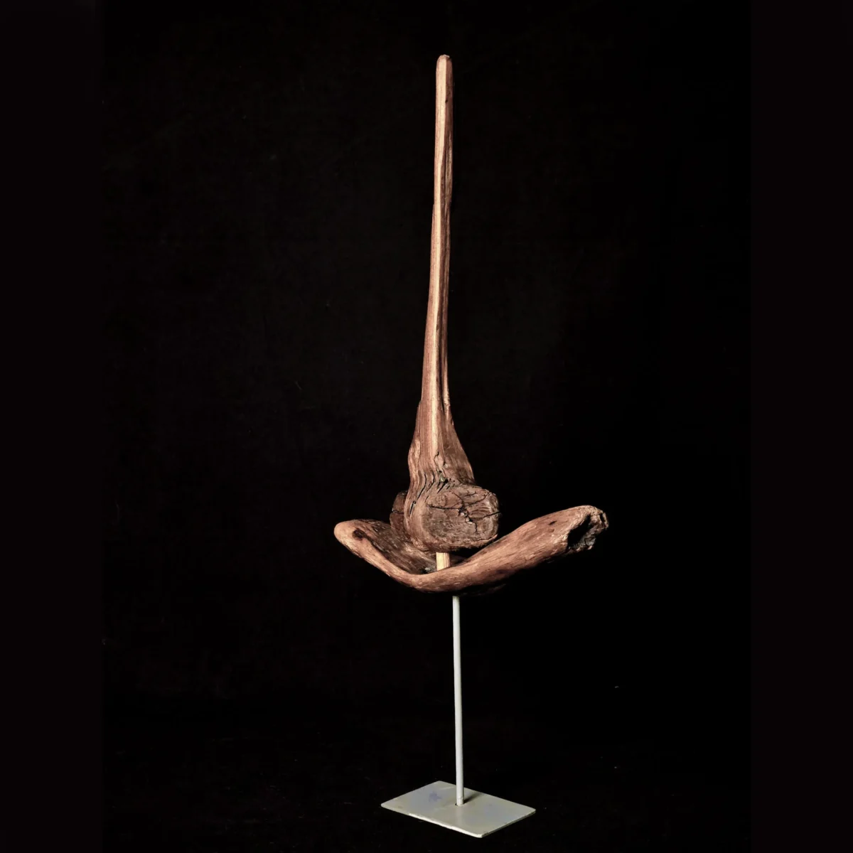 Voilier fantôme de l’ère du vent – sculpture en bois d’olivier, photo 4
