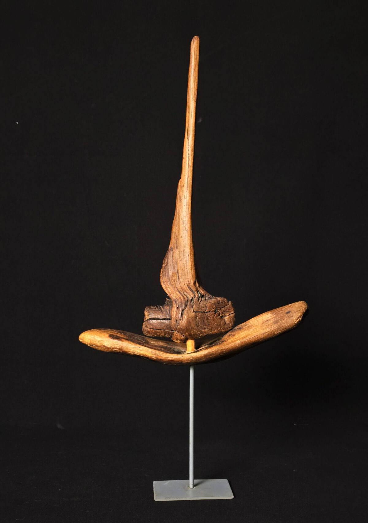 Voilier fantôme de l’ère du vent – sculpture en bois d’olivier, photo 5